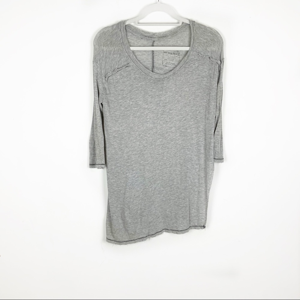 Free People relaxed Asymmetrical Top